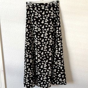 Long Floral Skirt